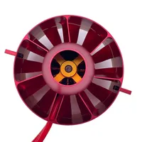 Ventilateur à canaux EDF JP Hobby 105 mm 12 pales 6S/12S Moteur 1400KV pour avions RC Jet Turbojet Vortex Air Spray Ducting Motor Cowling Fan