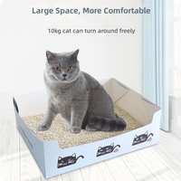 Prix d'usine – Plateau jetable pour chat, étanche et anti-fuite, idéal pour les voyages d'urgence