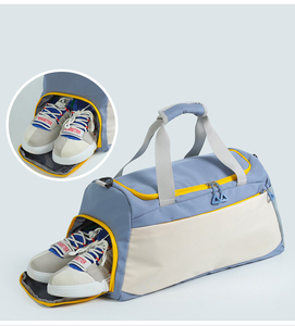 Fashion Gym Sports Duffel <strong>Bags</strong> Shoe <strong>Compartment</strong> Wet Pocket Water Resistant Polyester Lightweight Travel Weekender Overnight <strong>Bag</strong> - Product Image 3