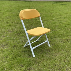 Strong Plastic Popular <strong>Kids</strong> Garden <strong>Outdoor</strong> Stackable Metal Wedding <strong>Furniture</strong> of Party Event White Resin Folding Dining Chair - Product Image 6