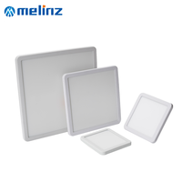 MELINZ Plafonnier Offre Spéciale pour éclairage intérieur Plafonnier rond carré en aluminium moulé sous pression pour panneau LED en verre