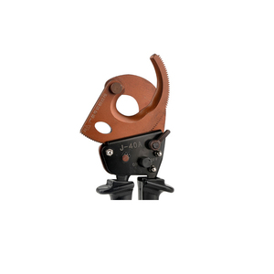 J-40A शॉर्ट हैंडल्ड सिंगल हैंड कॉपर और एल्युमीनियम आर्मर्ड रैचेट टाइप मैनुअल केबल कटर शीयर - Product Image 4