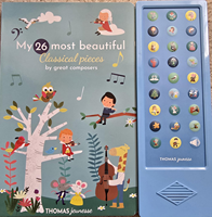 26 plus beaux livres de musique classique pour enfants, chansons d'apprentissage précoce en anglais, apprendre et lire un livre audio