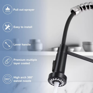 Современный смеситель для раковины из нержавеющей стали 2 в 1 - Product Image 6