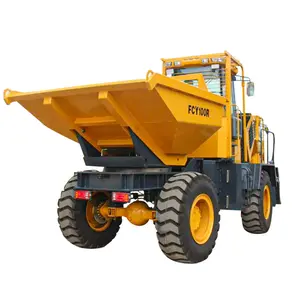 Side Dump Truck 10 tấn bánh xe Dumper 4x4 ATV Dumper tipper DIESEL khớp nối tiện ích xe tải máy móc xây dựng với CE