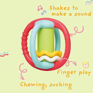 Suave morder a mano bebé juguete lavable infantil masticar mordedor sonido sonajero juguete para 3-8 meses al por mayor No.3200 - Product Image 2