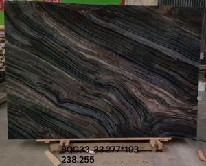 Mármol negro personalizable con veta dorada clásica y textura de grano de madera antigua para decoración interior y exterior - Product Image 3