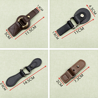 Boucles à bascule en métal et cuir de haute qualité pour manteaux, vestes d'hiver, trench-coats et doudounes – Durables