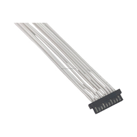 Harnais de câblage personnalisé Linksunet HRS Original 0.8mm Pitch DF52-10P-0.8C+DF52-2832PCF+UL1571-28AWG OD0.6MM