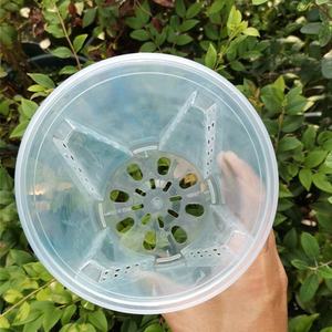 Usine jardin décoration grande fente ronde en plastique <span class=keywords><strong>transparent</strong></span> bonsaï planteurs succulent <span class=keywords><strong>transparent</strong></span> orchidee <span class=keywords><strong>pot</strong></span> - Product Image 5