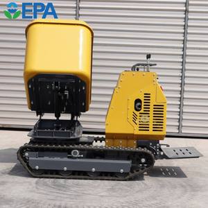 China Mini Crawler Dumper 4 4 Diesel Self-Loading Mini Transporter con 500kg 800kg Mini Tracked Dumper con CE - Product Image 4
