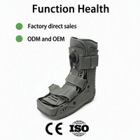 Orthèse de marche orthopédique de haute qualité avec support OEM, semelle compensée en EVA, conception respirante et fermeture auto-agrippante, orthèses médicales
