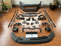 XLstyling Auto-Zubehör Upgrade Frontstoßstange mit Kühlergrill für VW Volkswagen Golf 7 MK7 auf 7.5 GTI Facelift Bodykit