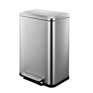2025 Venta caliente <span class=keywords><strong>50</strong></span> <span class=keywords><strong>litros</strong></span> de acero inoxidable Rectangular cocina <span class=keywords><strong>cubo</strong></span> de <span class=keywords><strong>basura</strong></span> función de cierre diario <span class=keywords><strong>Pedal</strong></span> de pie más vendidos cubos de <span class=keywords><strong>basura</strong></span> - Product Image 1