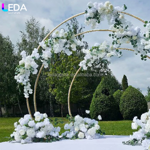 Arco de Metal Redondo LED para Decoración de Bodas y Fiestas, Tamaño Personalizable, Soporte para Colgar Flores en Exteriores - Product Image 4