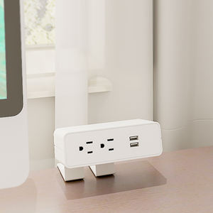 OMNI-<span class=keywords><strong>Toma</strong></span> de corriente ajustable con <span class=keywords><strong>abrazadera</strong></span>, tira de escritorio de carga USB de aluminio para oficina en casa, tira de escritorio modular rápida con puertos USB - Product Image 1