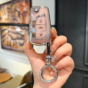 TPU 3 nút chìa khóa xe trường hợp bìa Fob cho Toyota Corolla Altis Auris aygo Yaris CAMRY RAV4 Verso TC lật chìa khóa từ xa - Product Image 2