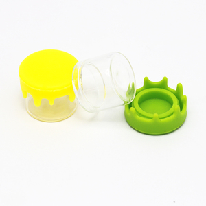 Mini Tarro de Especias de Vidrio Hermético, Recipiente de Vidrio en Forma de Gota de <span class=keywords><strong>Agua</strong></span> con Tapa Sellada de Silicona, Contenedor Reutilizable para Almacenamiento de Alimentos - Product Image 3