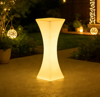 Table de bar LED moderne à 16 couleurs, étanche IP65, pour hôtel et salle de sport, utilisation intérieure/extérieure, éclairage de boîte de nuit, fête de cocktail