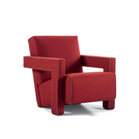 Fauteuil en velours italien minimaliste et durable, chaise en forme de 7, structure en bois, mobilier écologique pour balcon et chambre