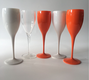 Produzione all'Ingrosso di Bicchieri da Vino in Plastica di Alta Qualità, 6oz 175ml, Semplici ed Eleganti, Grandi Calici da Champagne Stile Francese - Product Image 4