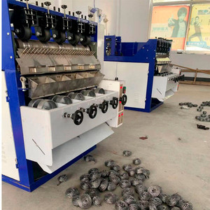 High Output Industrial <b>Kitchen</b> Cleaning Scourer Production Line Automatic Metallic Scrubber Ball Making Machine For Sale - Product Image 5
