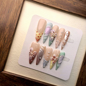 Appuyez <span class=keywords><strong>sur</strong></span> les ongles Les faux ongles longs et pointus sont populaires en Europe et en Amérique Les produits de beauté prennent en charge les styles personnalisés - Product Image 4