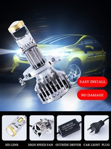 ระบบไฟ LED คุณภาพสูง Y9 สำหรับรถยนต์ รุ่นใหม่ H4 Luz LED สำหรับรถยนต์ 9005 โปรเจคเตอร์เลนส์ <span class=keywords><strong>Bi</strong></span> LED ไฟหน้า H7 H11 6000K หลอดไฟรถยนต์สีขาว - Product Image 4