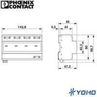 Phoenix Contact 2801561 VAL-ME 385/80-3S-FM Type 2 Parafoudre Protection contre les surtensions et protection contre la foudre