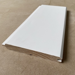 Nhà máy trực tiếp bán buôn wainscote Bảng điều khiển đúc primed FJ radiata thông v-doanh lưỡi & Groove gỗ T & G - Product Image 3
