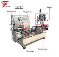 Machine de capsulage de remplissage d'eau de pompe magnétique péristaltique de bouteille de prix usine Machine automatique de cachetage de remplissage de liquide