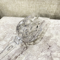 200ml clair haut verre verres à vin rouge longue tige gobelet en plastique en vrac de qualité alimentaire fête verres en plastique pour le vin