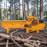 Nouvelle condition Diesel machines forestières broyeur à bois Machine conception horizontale pour Branches arbres souches noyau moteur essentiel