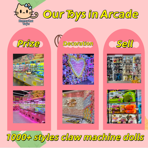 Оптовая продажа: плюшевые игрушки-зверюшки (10, 15, 20, 30 см) в виде кранов, мини-игрушки для торговых автоматов, плюшевые игрушки с брелоками, куклы для торговых автоматов - Product Image 5