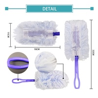 Nouvelle Arrivée 2026 – Plumeau de Nettoyage Domestique Flexible en Microfibre Jetable, Certifié BSCI ISO9001, Produit Tendance