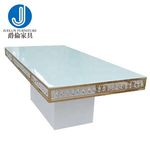 Bàn Ăn <span class=keywords><strong>12</strong></span> Chỗ <span class=keywords><strong>12</strong></span> Chỗ Bằng Thủy Tinh Pha Lê Sang Trọng Và Thủy Tinh <span class=keywords><strong>12</strong></span> Người Bàn Ăn Nhà Hàng <span class=keywords><strong>12</strong></span> Chỗ Ngồi Bàn Tiệc Cưới - Product Image 4