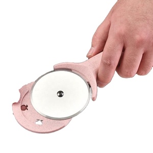 Rouleau à pâtisserie en acier inoxydable avec manchon de protection, outil de cuisson DIY pour pizza, spatule à roulettes, coupe-tarte à mailles - Product Image 4