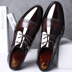 Scarpa Oxford in pelle di mucca 38-49 artificiale in gomma EVA nera vegana <span class=keywords><strong>scarpe</strong></span> eleganti da <span class=keywords><strong>uomo</strong></span> formali da <span class=keywords><strong>uomo</strong></span> in pelle - Product Image 3