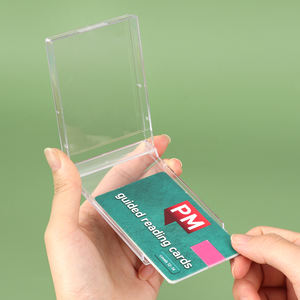 युज्मेई फोल्डेबल प्लास्टिक बिजनेस कार्ड धारक नाम कार्ड मामले पीसी/pccmia कार्ड केस पारदर्शी विजिटिंग कार्ड डिस्प्ले धारक - Product Image 4