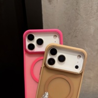 Coque magnétique pour iPhone 17 16 15 14 13 12 11 Plus Air Pro Max 16E Protect antichoc Luxury Armor Matte Metal Lens Cover