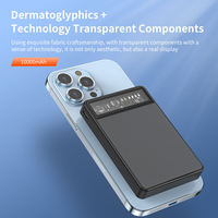 Chargeur Pd22.5w 10000mah Batteries de grande capacité et alimentations de batterie externe Chargement sans fil magnétique Batteries externes