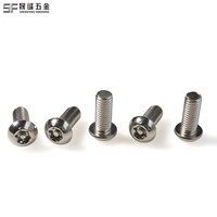 Vis de machine à tête cylindrique Torx avec goupille, vis à tête cylindrique à 6 lobes, vis Torx anti-effraction T25 DIN EN ISO 14583 SUS304316