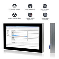 Prix d'usine, ordinateur tactile industriel en alliage d'aluminium, écran 15,6 pouces, processeur Core I5, étanche IP66 IP69K