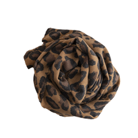 Écharpe en cachemire léger écologique à imprimé léopard style urbain, châle chaud et tendance pour femme, automne-hiver