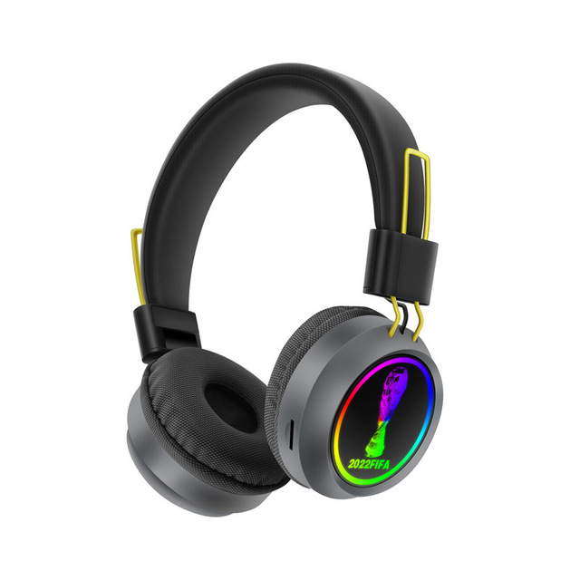 AH-902 LED Light up BT Stereo True Headset Gaming Wireless Headphones for Christmas Gifts