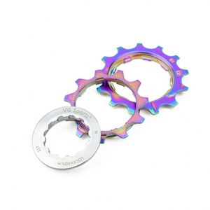 Pièces détachées pour vélos de montagne 8/9/<span class=keywords><strong>10</strong></span>/<span class=keywords><strong>11</strong></span>/12 <span class=keywords><strong>vitesses</strong></span> <span class=keywords><strong>11</strong></span>-<span class=keywords><strong>40</strong></span>/42/50T <span class=keywords><strong>Cassette</strong></span> roue libre vélo de route roue libre arc-en-ciel - Product Image 6