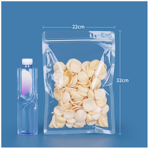 Bolsa de cremallera única impresa personalizada transparente Bolsa de cierre automático con cremallera de plástico - Product Image 6