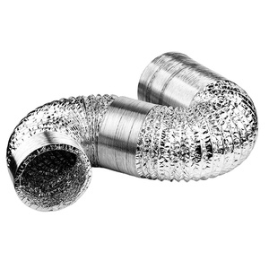 Conducto de ventilación simple ajustable <span class=keywords><strong>Tubo</strong></span> de papel de <span class=keywords><strong>aluminio</strong></span> corrugado <span class=keywords><strong>flexible</strong></span> - Product Image 1