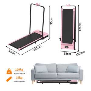 Tapis de <span class=keywords><strong>marche</strong></span> pliable léger portable peu encombrant équipement de fitness facile à déplacer et à ranger pour le bureau à domicile - Product Image 3