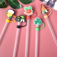 Capuchons de paille en silicone anti-poussière personnalisés de 10 mm pour gobelets Stanley